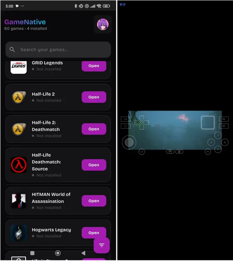 手机秒变Steam掌机！GameNative让你在Android上免费玩PC游戏，无需云串流插图