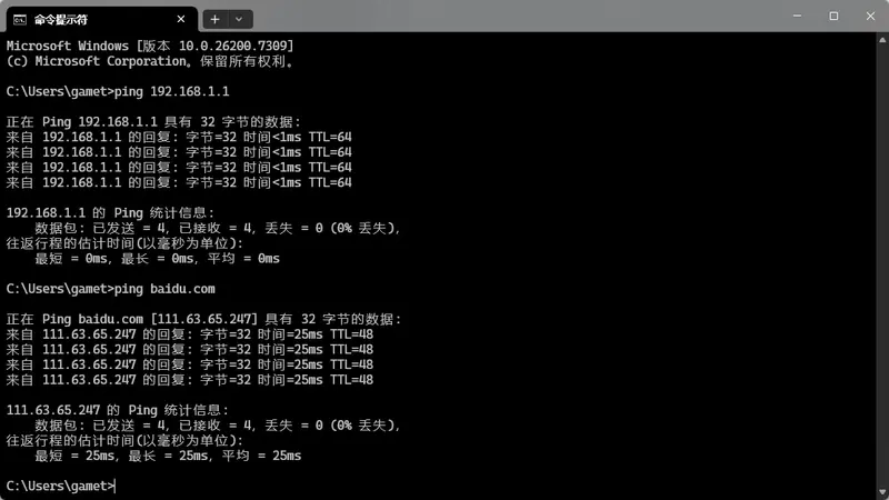 网络卡顿、断连不用愁!这些 Windows 命令帮你一键诊断插图3 网络卡顿、断连不用愁!这些 Windows 命令帮你一键诊断插图3