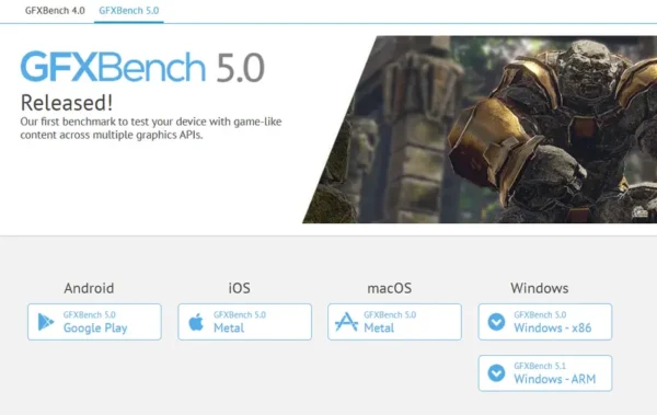 运行21年的 GPU 跑分工具 GFXBench 宣布开源