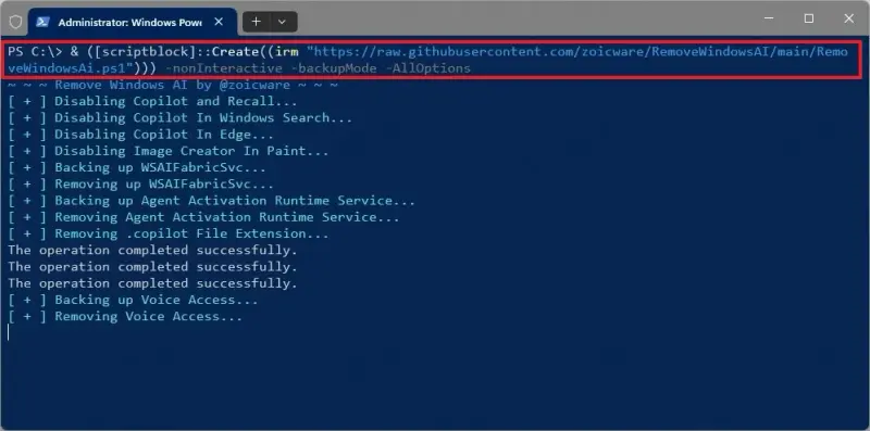 Windows 11 彻底移除所有 AI 功能教程:借助 Remove Windows AI 脚本一键禁用 Copilot/Recall 等组件插图1 Windows 11 彻底移除所有 AI 功能教程:借助 Remove Windows AI 脚本一键禁用 Copilot/Recall 等组件插图1