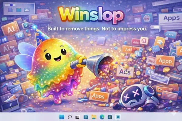 反 “Slop” 利器上线！Winslop：一键清理 Windows 11 冗余功能，把控制权还给用户