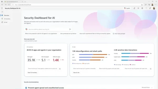 微软推出 AI 基础设施安全指挥中心，面向 IT 管理员免费开放预览