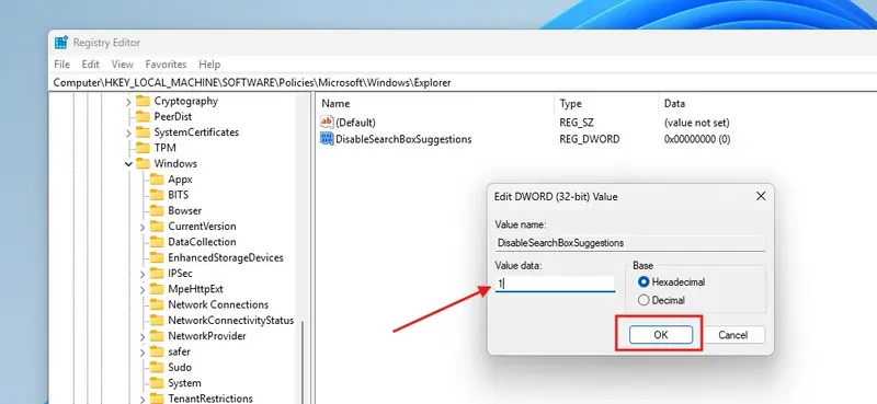 Windows 11 搜索界面变杂乱，新增 AI 工具仅跳转 Bing，教你一键移除插图1