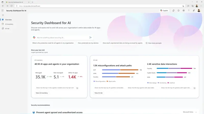 微软推出 AI 基础设施安全指挥中心，面向 IT 管理员免费开放预览插图