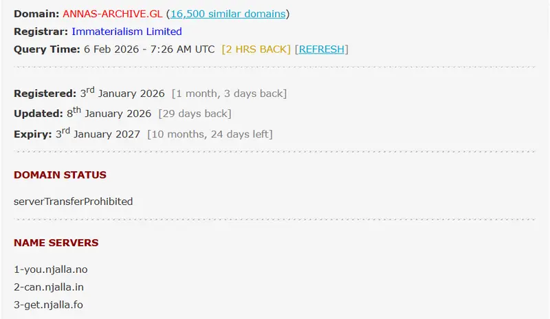 安娜的档案再失一域：.pm 被封，紧急启用格陵兰 .gl 备份插图3