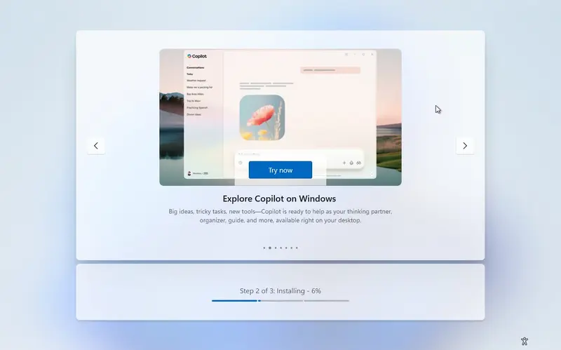 微软在 Windows 安装更新时悄悄塞入 Copilot，无需账户即可试用插图1