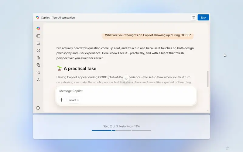 微软在 Windows 安装更新时悄悄塞入 Copilot，无需账户即可试用插图2