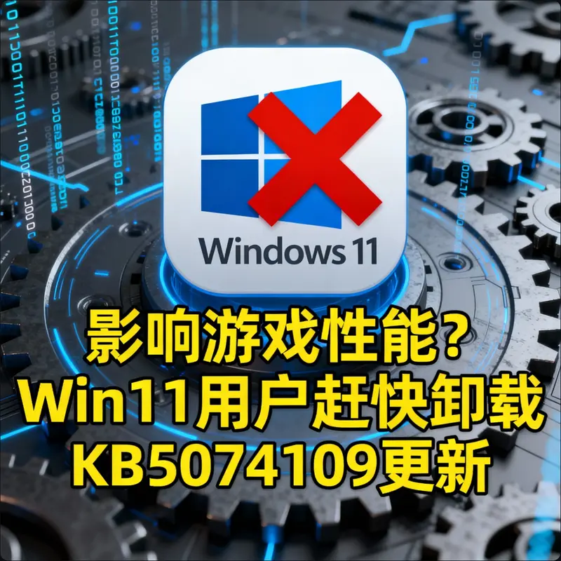 英伟达调查Windows 11 KB5074109更新:游戏画面异常、黑屏等问题及应对指南插图 英伟达调查Windows 11 KB5074109更新:游戏画面异常、黑屏等问题及应对指南插图