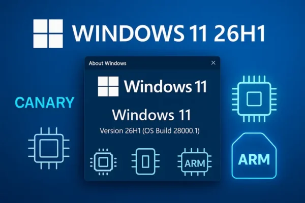 微软Windows 11 26H1/26H2发布详情：26H1仅适配新芯片，26H2面向所有PC