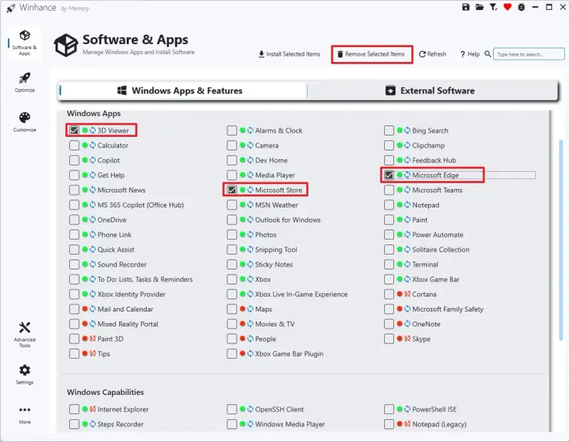 无需重装！Winhance 精简 Windows 11 实操教程，一键告别臃肿卡顿插图2