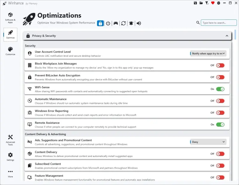 无需重装！Winhance 精简 Windows 11 实操教程，一键告别臃肿卡顿插图3