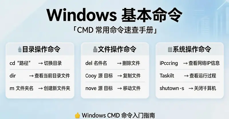 10个适合初学者的Windows基本命令，高效管理文件不用再点来点去插图