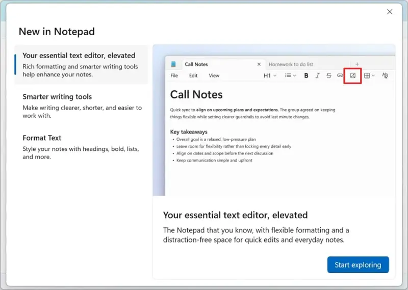 Windows 11 自带应用大更新：记事本加图片、画图支持自由旋转插图