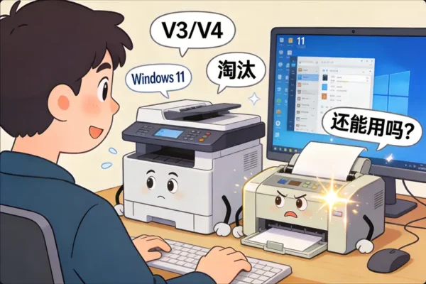 Windows 11 打印机驱动重大调整：V3/V4驱动逐步淘汰，老打印机还能用吗？
