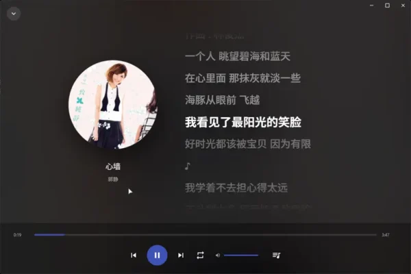 毛绒音乐：极简竖屏网易云第三方播放器，支持 Windows/Mac/Linux 全平台