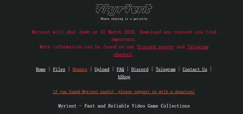 390TB 游戏存档库 Myrient 宣布关闭：AI 热潮推高硬件成本，每月 6000 美元赤字难以为继插图