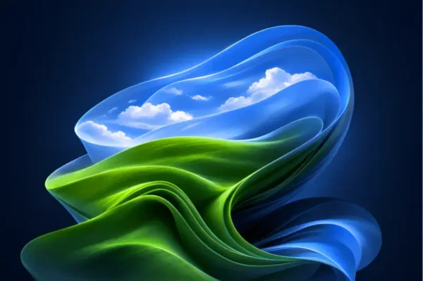 经典重逢：Windows XP“Bliss”与 Win11“Bloom”梦幻联动，AI 重绘壁纸惊艳亮相