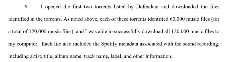 Spotify联合三大唱片公司,向安娜的档案索赔3.22亿美元插图2 Spotify联合三大唱片公司,向安娜的档案索赔3.22亿美元插图2