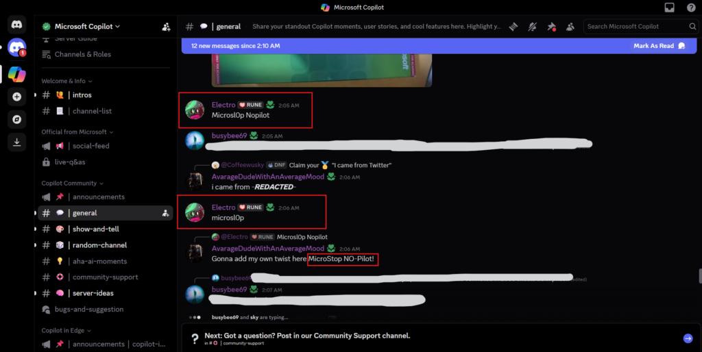 微软屏蔽“Microslop”一词引发反弹，官方 Copilot Discord 服务器遭全面封锁插图2