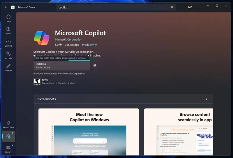 Windows 11 新版 Copilot 沦为“套壳”浏览器？捆绑 850MB Edge 核心导致内存占用飙升插图