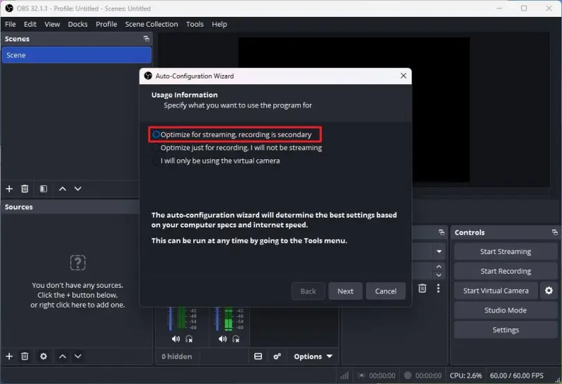 Windows 11 录屏直播首选：OBS Studio 从零安装到首次录制全指南 插图