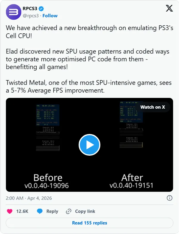 老电脑也能战？RPCS3 新优化让低端 CPU 流畅运行《GT5》等大作 插图