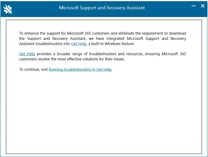 微软再挥“安全刀”：正式从 Windows 10/11 移除 SaRA 诊断工具，Get Help 接棒插图1