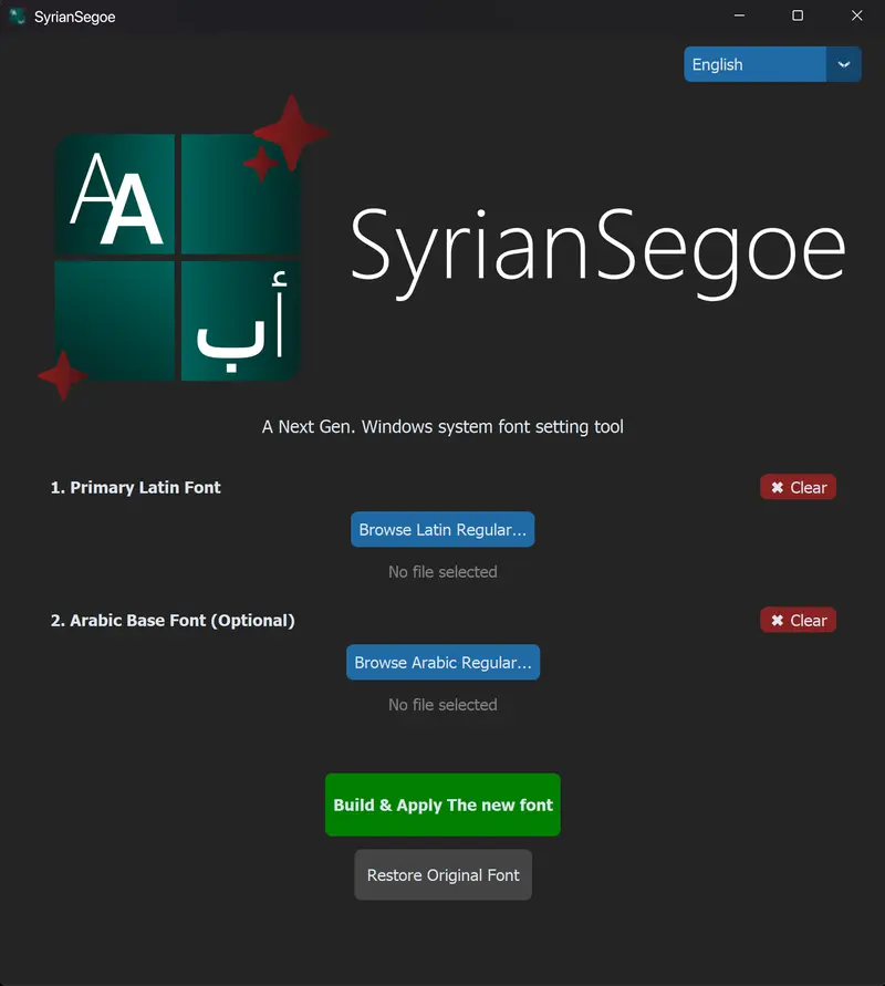 SyrianSegoe:下一代 Windows 系统级字体替换神器插图 SyrianSegoe:下一代 Windows 系统级字体替换神器插图