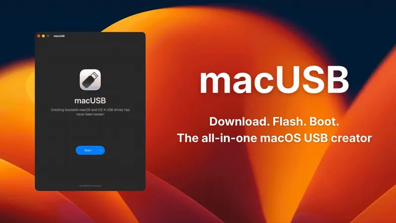 macUSB:一体化 macOS 可启动 USB 创建工具插图 macUSB:一体化 macOS 可启动 USB 创建工具插图