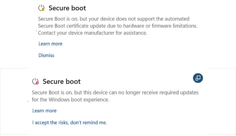 微软推出安全启动证书“红绿灯”：一眼看清你的电脑是否安全，6月大限将至插图2