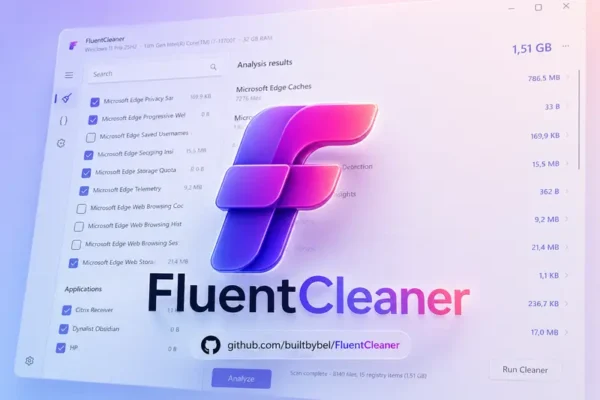 CCleaner 的现代替代品?FluentCleaner:一款透明、无广告的 Windows 11 清理工具缩略图 CCleaner 的现代替代品?FluentCleaner:一款透明、无广告的 Windows 11 清理工具