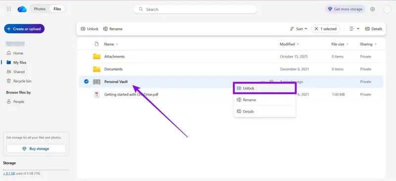 OneDrive 个人保管库显示“未最新”?解锁双重验证与重置同步,快速修复同步停滞问题插图1 OneDrive 个人保管库显示“未最新”?解锁双重验证与重置同步,快速修复同步停滞问题插图1