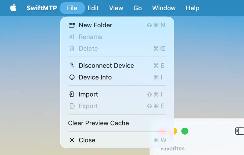 SwiftMTP:macOS 上轻量高效的 Android 文件传输神器,无需 ADB,原生体验媲美 Finder插图1 SwiftMTP:macOS 上轻量高效的 Android 文件传输神器,无需 ADB,原生体验媲美 Finder插图1