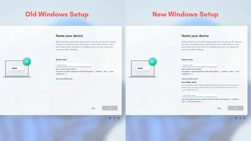 微软终结 Windows 11 “5字母”用户文件夹命名尴尬:KB5089573 更新允许自定义名称,但仅限新安装或重置设备插图1 微软终结 Windows 11 “5字母”用户文件夹命名尴尬:KB5089573 更新允许自定义名称,但仅限新安装或重置设备插图1