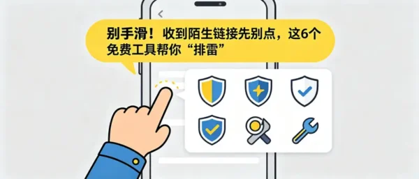 别手滑！收到陌生链接先别点，这 6 个免费工具帮你“排雷”