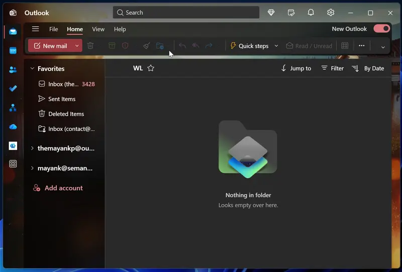 新版 Outlook 终于“真香”?8 月上线统一收件箱,支持 .PST 导入与邮件合并插图 新版 Outlook 终于“真香”?8 月上线统一收件箱,支持 .PST 导入与邮件合并插图