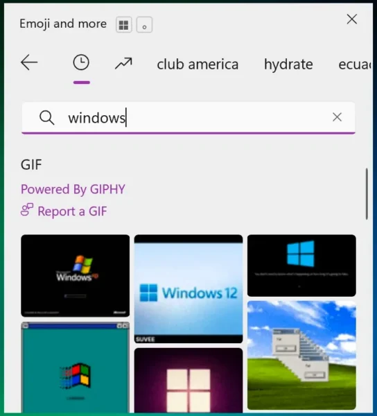 微软修复 Windows 11 表情符号面板 GIF 故障，切换至 GIPHY 服务商