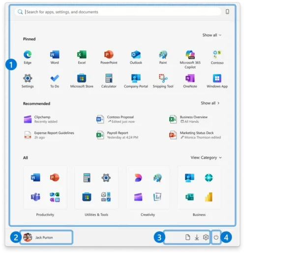 微软发布新版 Windows 11 开始菜单管理策略：IT 管理员可强制锁定布局与隐藏推荐