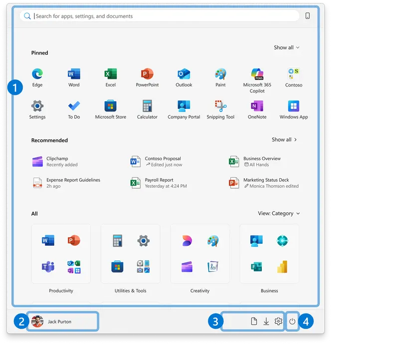 微软发布新版 Windows 11 开始菜单管理策略：IT 管理员可强制锁定布局与隐藏推荐插图
