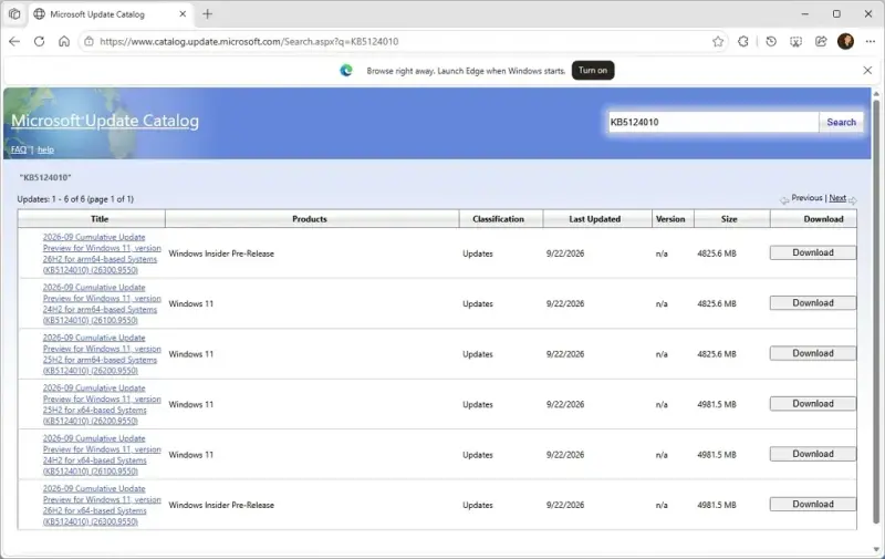 Windows 11 发布可选非安全预览更新KB5124010：提前体验 10 月功能，修复文件历史记录与蓝牙问题插图1