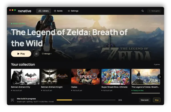 NX2Apple：nxnative 衍生分支，图形化一键把 Switch 游戏移植到 Apple Silicon Mac 与 iPhone，无需命令行