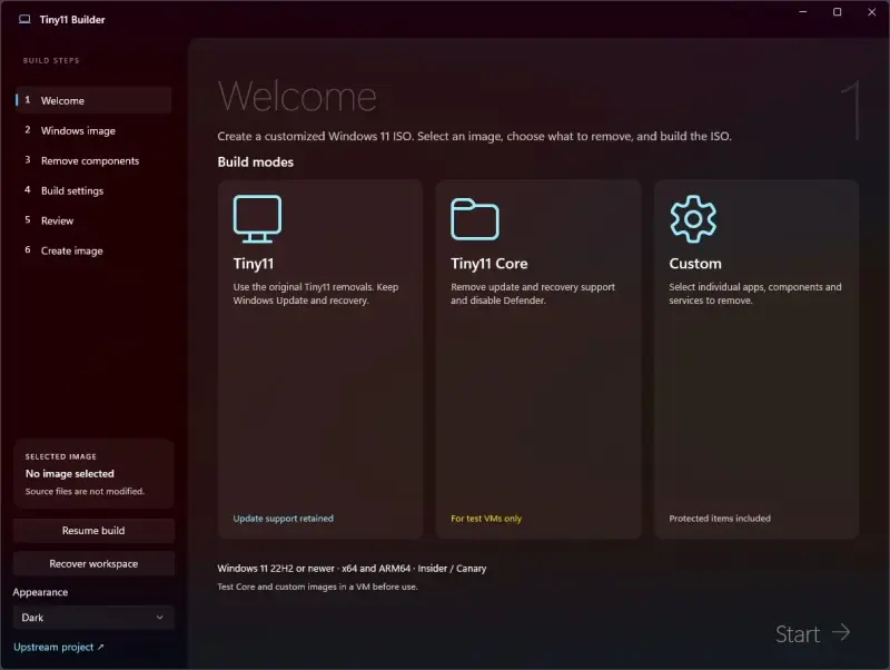 Tiny11 Builder 终于有图形界面了：不用敲 PowerShell 也能定制 Windows 11 安装镜像插图
