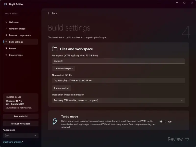 Tiny11 Builder 终于有图形界面了：不用敲 PowerShell 也能定制 Windows 11 安装镜像插图2