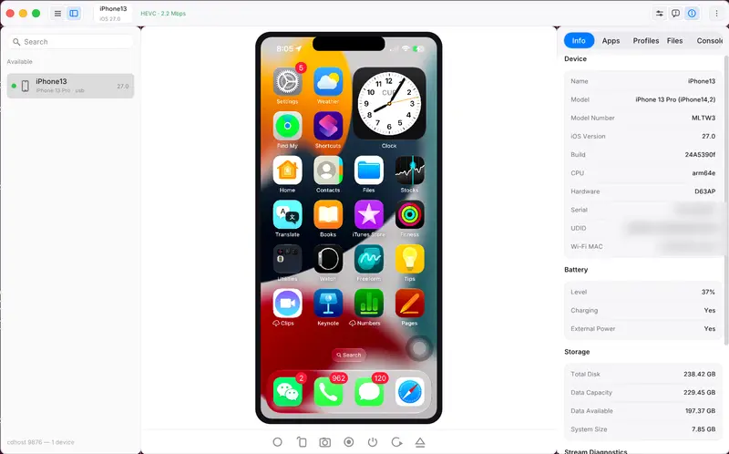 rPlayHub:iOS平台版scrcpy!支持iOS27+,电脑端镜像操控iPhone,手机无需装App插图1 rPlayHub:iOS平台版scrcpy!支持iOS27+,电脑端镜像操控iPhone,手机无需装App插图1